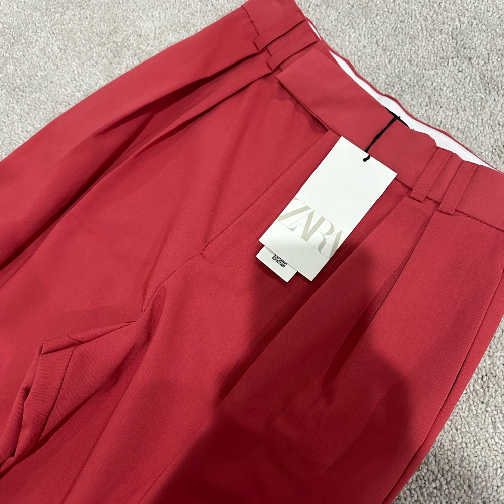 ZARA HIGHT WAISTED TROUSERS - Picture 11 of 15